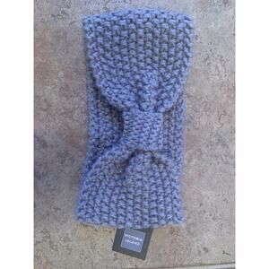 NEW! Victoria Leland Lavender Purple Bow Ear Warmer Thick Knit Headband Headwrap